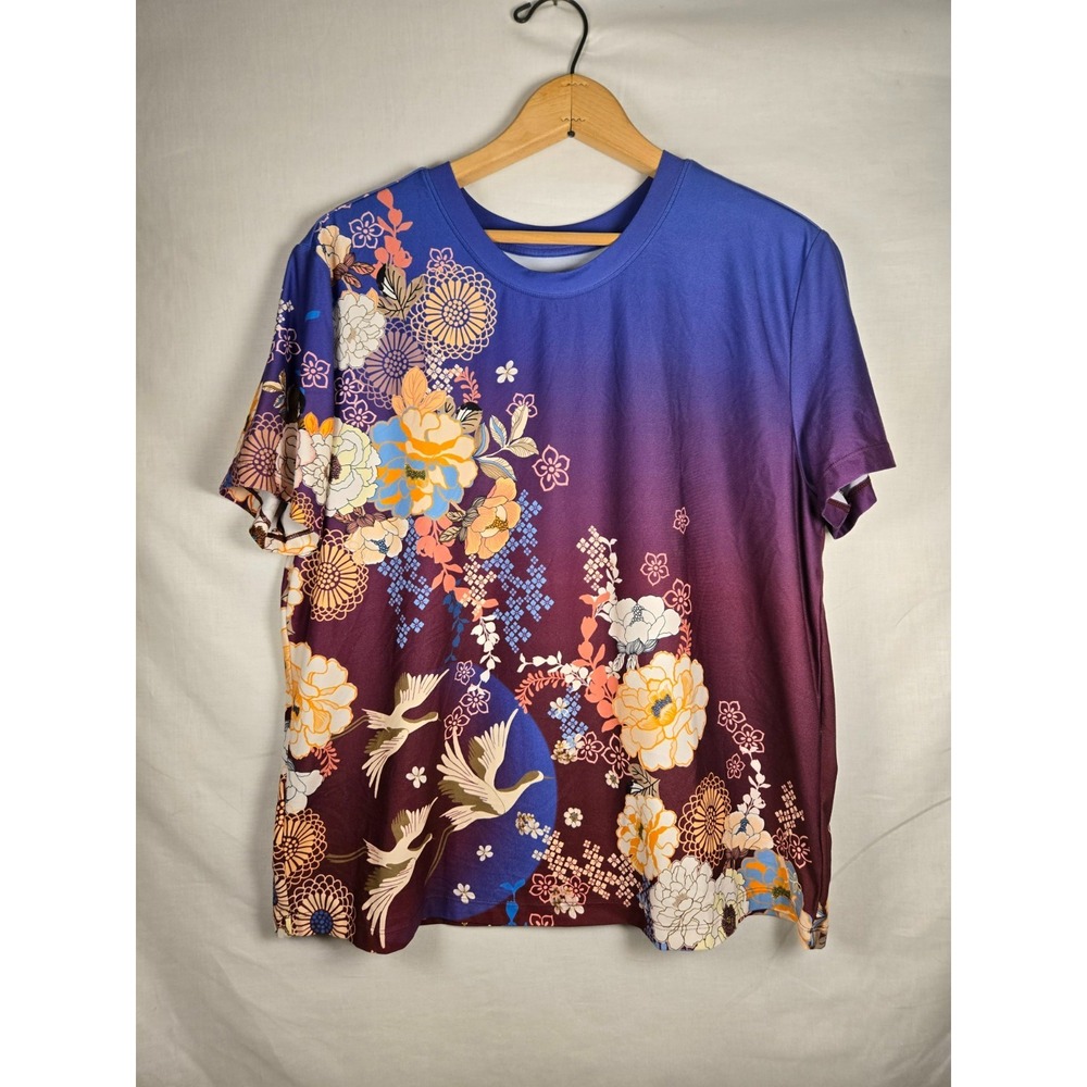 Johnny Was Phoenix Bee Active Tee Medium Athleisure